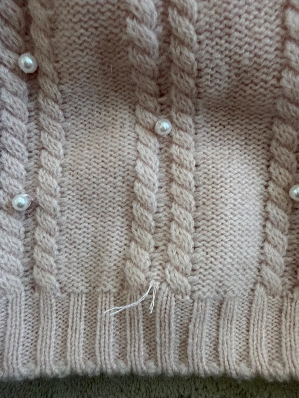 Forte cashmere beanie hat pink pearl